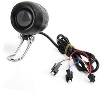 XEDLAMP Pièces de Scooter électrique Phare, for Kugoo, M4 / Pro Scooter Lampe Frontale à LED avec klaxon Cloche 2 en 1 d'éclairage for vélo Feu Avant pour Scooter