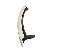 XEDLAMP Poignée de porte intérieure gauche droite avec couvercle en cuir, for BMW, for X5 X6 E70 E71 E72 2007 - 2013 Remplacement de la poignée de porte intérieure de(Right Creamy)