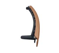 XEDLAMP Poignée de porte intérieure gauche droite avec couvercle en cuir, for BMW, for X5 X6 E70 E71 E72 2007 - 2013 Remplacement de la poignée de porte intérieure de(Left Sattel Brown)