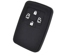 XEDLAMP Porte-clés de Voiture à 4 Boutons, for Toyota, Estima Alphard Vellfire Étui clé Distance en Silicone Fob Shell Cover Skin Holder Protecteur Housse de clé de Voiture