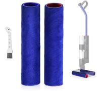 XEDLAMP Rouleau de brosse pour balayeuse Bande de brosse à double tambour, pour Dyson Wash G1, barre de brosses à rouleau de remplacement 2 pièces