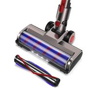 XEDLAMP Rouleau de brosse pour balayeuse Tête d'aspirateur de rechange pour nettoyeurs pour Dyson V7 V8 V15 V10 V11 Sv14 Sv12 Sv11 Sv10 avec 4 phares et 2 rouleaux brosse