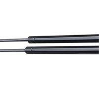 XEDLAMP Vérin à gaz de capot avant Capot pour avant de voiture en fibre carbone, vérins à gaz, support tige hydraulique, amortisseur choc ressort, pour VW pour T Roc 2017-2019(BLACK Normal)