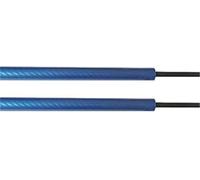 XEDLAMP Vérin à gaz de capot avant Tige de support hydraulique, pour VW pour TROC 2017-2019 Capot pour avant de voiture, vérins à gaz élévateurs(BLACK Carbon Fiber Blue)