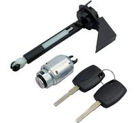 XEDLAMP Verrou de déverrouillage du capot avant en métal, Kit réparation assemblé, loquet avec 2 clés, for Ford, Focus, MK2 2004 - 2012 1355231 Verrouillage du loquet du capot Ford Focus(C)