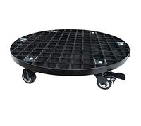 Xedragony Support de pot de fleurs robuste avec roues verrouillables pour extérieur et intérieur de 33 à 50 cm, capacité de 450 à 317,5 kg (taille L)
