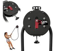 XEEAOFE Entraîneur à Corde sans Fin Machine à Poulie à Câble Portable, Entraînement à Corde Infini avec Résistance Réglable, pour la Force du Corps Entier, la Prise, Les Bras