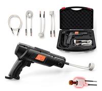 XEEAOFE Kit de Chauffage par Induction Portable, Outil de Retrait de Boulons par Induction, 2500W, 4 Bobines, pour Boulons Gelés et Rouillés, avec Boîtier de Rangement Robuste, Démontage Automobile