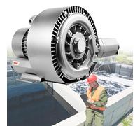 XEEAOFE Soufflante Régénérative Monophasée/Triphasée, Pompe Vide Industrielle - Soufflante Vortex 700/850/1300W, Pompe à Air Régénérative 850W