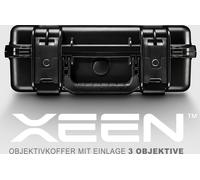 XEEN CF Mallette pour objectifs avec insert 3 objectifs