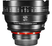 XEEN Cinéma 16mm T2,6 MFT – Objectif vidéo plein format, mise au point manuelle, résolutions élevées, bagues Follow Focus
