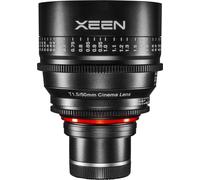 XEEN Cinéma 50mm T1,5 Sony E – Objectif vidéo plein format, mise au point manuelle, résolutions élevées, bagues Follow Focus