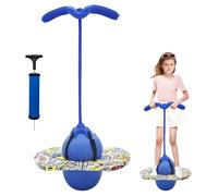 XEERUN Ballon Sauteur avec Poignée, Baton Sauteur Adulte Enfant, Jouet à Rebond Haut, Planche à rebondir, Balle rebondissante,pour Maison Ecole Extérieur
