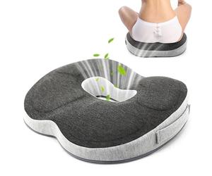 XEERUN Coussin Anti-escarres pour Chaise, Donut Coussin orthopédique, Efficace pour apaiser Les hémorroïdes, pour Fauteuil Roulant Siège de Voiture Bureau Extérieur