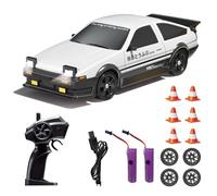 XEERUN Voiture Télécommandée Drift, Mini RC Drift Car, 4WD Dérive Car, 1:24 Mini Voiture Télécommandée avec Lumière LED pour Drift et Course, Cadeau pour Adultes et Enfants