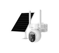 Xega 3G/4G LTE Caméra de Surveillance Solaire 2K avec Carte SIM, Sans Fil 355°/90°, Vision Nocturne, Détection Mouvement, IP66 G