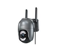 Xega Caméra Surveillance 4G LTE 2K avec Carte SIM Filaire, Enregistrement 24/7, Détection Humaine, Suivi Auto, Spotlight, Sirène, Intérieur/Extérieur