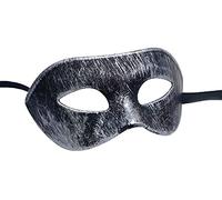 XehCaol Masque Venitien Bal Masqué Homme Masque Noir Deguisement Sexy Halloween Carnaval Costume Props (vintage black)