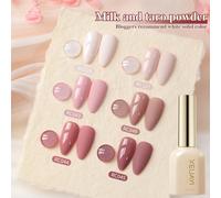 Xeijaiyi Bouteille Romaine Série Rose 6 Pièces/Ensemble-Ensemble De Manucure Nail Art Design Salon Cadeaux Pour Femmes Salon Qualité Nail Art.Fen Se Xi 6 Se.