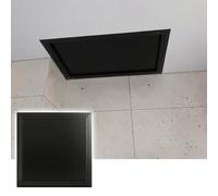 XEINNILL 1 Panneau d'accès en Alliage d'aluminium for cloisons sèches - Trappe d'inspection encastrée Noire for greniers, salles de Bains et sous-sols(250x250mm)