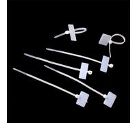 XEjU 100Pcs RJ45 RJ12 Wire Power Cable Label Mark Tags Self-Locking Nylon Tie Tags