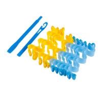 Xeju 12pcs Bigoudis À Cheveux Longs Magic Curl Formers Rouleaux À Effet De Levier Rouleaux En Spirale