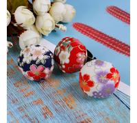 Xeju 1pc Cute Ball Shaped Diy Craft Needle Pin Cushion Holder Sewing Kit Pincushions
