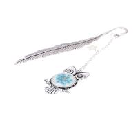 Xeju 1x Luminous Night Owl Marque-Pages Lire Maker Plume Book Mark Papeterie
