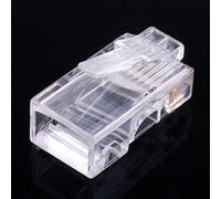 XEjU 25X RJ45 RJ-45 CAT5 Modular Plug Network Connector for Cat5 Cat5e Cat6 Cable