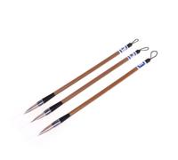 Xeju 3pcs Chinois Japonais Eau Encre Peinture Écriture Calligraphie Pinceau Stylo Brun