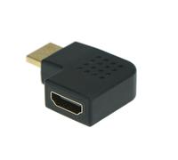 XEjU 90 Degree Left Angle Male to Female Adapter Cable Connector HDMI HDTV