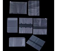 Xeju A5/A6 Loose-Leaf Plastic Matte Clear Organizer Pvc Storage Pouch Bag Collection