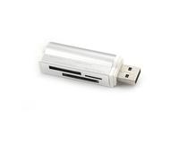 XEjU All in 1 USB2.0 Multi Memory Card Reader For SD SDHC TF M2 Memory Stick Silver