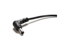 XEjU DC 5.5 x 2.1mm Power Plug Connector Male Right Angle Jack Cord Cable Wire Black