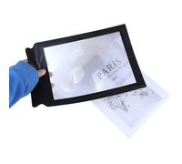 Xeju Fournitures De Bureau À Domicile A4 Grande Feuille Loupe Verre Aide À La Lecture Lentille Pour La Lecture