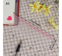 Xeju Ruler A5 A6 Pvc Planner Agenda For 6 Holes Loose Leaf Spiral Notebook Ruler