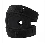 Xekal-Genouillère Pour Homme Et Femme Avec Bande De Transpiration En Silicone 3d Pour La Rotule Contre L'arthrose,Les Douleurs Au Genou,Le Ménisque,Réglable Et Respirante Pour Le Sport (Noir