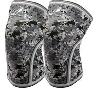 Xekal-Genouillères (1 Paire),Genouillères De Compression De 7 Mm,Pour Levés Lourds,Squats,Salle De Sport Et Autres Sports (Gris Camouflage M)