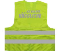 XEKAL-Gilet De Sécurité « Ich Bin Der Hässchliche » Jga 2024-Gilet De Sécurité Avec Imprimé Réfléchissant Id : 1307