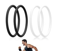 Xekal-Lot De 4 Sangles De Soutien Du Tendon Rotulien,Bande De Genou En Silicone Sangle De Genou Flexible Pour Tendon Rotulien Sangle De Genou Pour La Course À Pied Le Basket Ball Le Sport