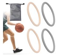 Xekal-Lot De 4 Sangles De Soutien Du Tendon Rotulien,Bande De Genou En Silicone Sangle De Genou Flexible Sangle De Genou Pour Tendon Rotulien Pour La Course À Pied Le Basketball