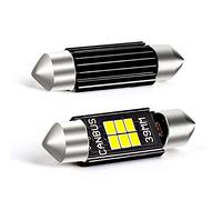 XELORD Festoon 39MM C5W LED Ampoules 6000K,Blanc Veilleuse LED Voiture,pour Feux de Dôme,Feux de Coffre,Feux d'Immatriculation DC 12V,Pack de 2