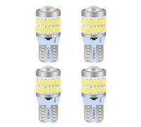 XELORD W5W T10 Ampoules LED 12V Blanc 6000K, Éclairage à 360°, Lot de 4