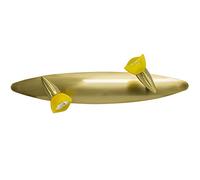 Xelux - Rampe de Plafond 2 lumières Réglette en Laiton brossé 2 Spots orientables 2 x 50 W GU 5.3