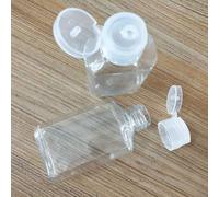 Xeme 10pcs 60ml Portable Plastic Clear Bottle Travel Lotion Shampoo Makeup Bottles