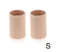 Xeme 15cm Toe Set Rib Fabric Gel Tube Sleeve Cap For Hammer Toe Finger Separation Protector Foot Care Finger Toe