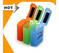 Xeme 1pcs 2.5inch Full Case Protector Boîtier De Stockage De Disque Dur En Plastique Boîte De Disque Dur Ide Sata