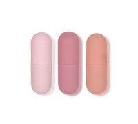 Xeme 3pcs/Set Bouteille Forme Hydratant Brillant À Lèvres Longue Durée Maquillage Mat Batom Liquide Rouge À Lèvres Maquillage