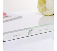 Xeme 5 Pcs/Lot Sandpaper Nail File Lime 100/180 Double Side Sanding Buffer Block Set Grey Nail Files