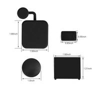 XEME Bouchon D'Objectif D'Appareil Photo+Porte De Batterie De Remplacement+Couvercle De Porte Latérale Pour Gopro Hero 3+4